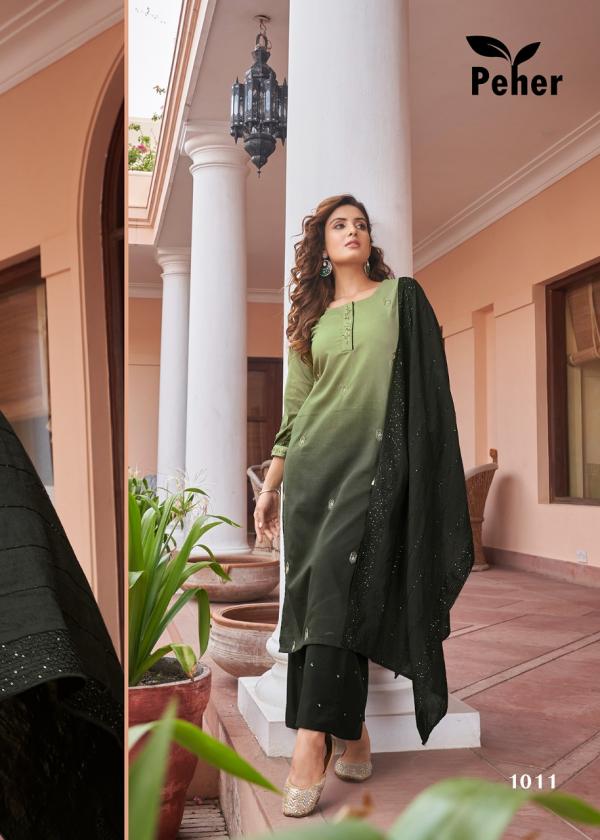 Peher The Fusion Fancy Silk Designer Exclusive Readymade Collection